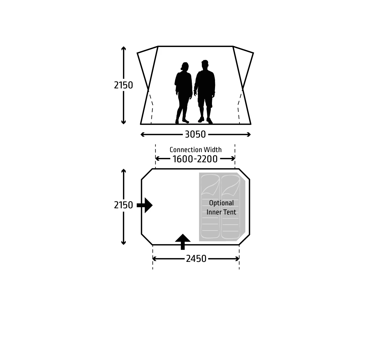 Kampa Tailgater Air Driveaway Awning 2022 2 Kampa Tailgater Air Driveaway Awning 2022 - Image 2