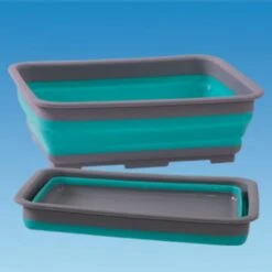 PLS Collapsible Washing Up Bowl – Aqua