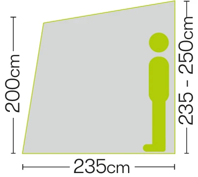 Quest Falcon Air 260 Porch Awning 2 Quest Falcon Air 260 Porch Awning - Image 2