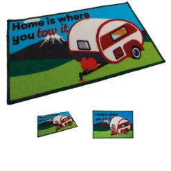 Quest Caravan Washable Home Is Where You Tow It Mat