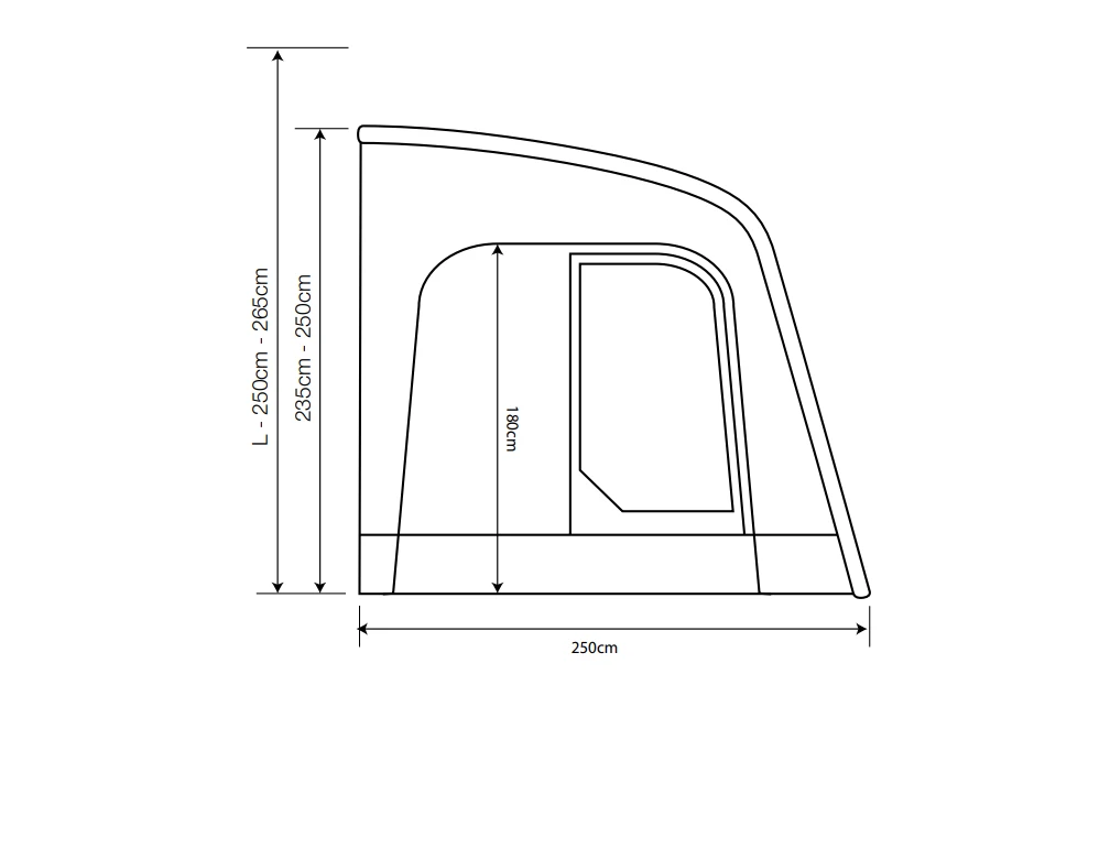 Outdoor Revolution Sportlite Air 320 Caravan Awning 2024 14 Outdoor Revolution Sportlite Air 320 Caravan Awning 2024 - Image 14