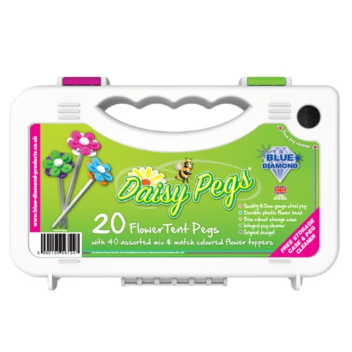 Blue Diamond Daisy Tent Pegs 1 Blue Diamond Daisy Tent Pegs