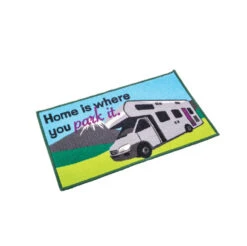 Quest Washable Home Is Where You Park It Mat (Motorhome)