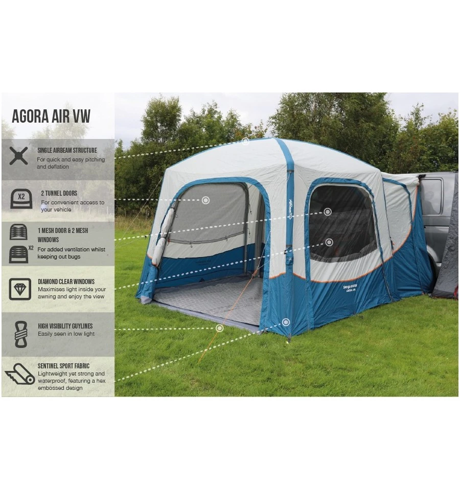 Vango Agora Air VW Driveaway Awning 2022 4 Vango Agora Air VW Driveaway Awning 2022 - Image 4