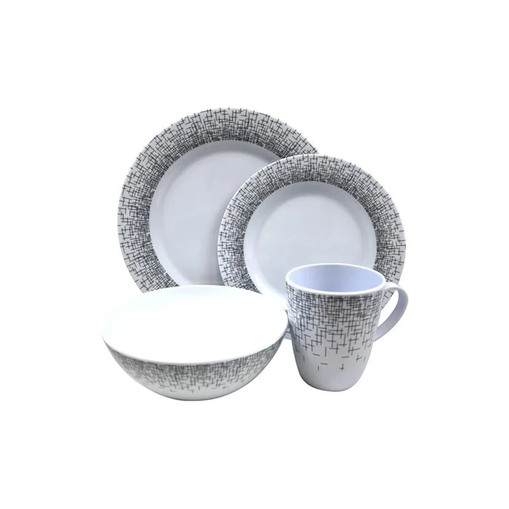 Vango Alfresco 8 Piece Melamine Dining Set 1 Vango Alfresco 8 Piece Melamine Dining Set