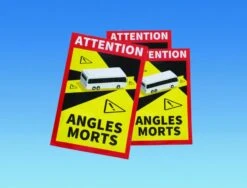 PLS Angles Mort Motorhomes Sticker – Pack Of 3