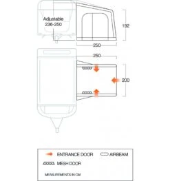 Vango Balletto Air 200 Caravan Awning – Elements Shield 13 Vango Balletto Air 200 Caravan Awning – Elements Shield -Camping Equipment Store balletto 200 1