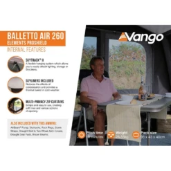 Vango Balletto Air 260 Elements Proshield Caravan Awning 8 Vango Balletto Air 260 Elements Proshield Caravan Awning -Camping Equipment Store balletto 260 3