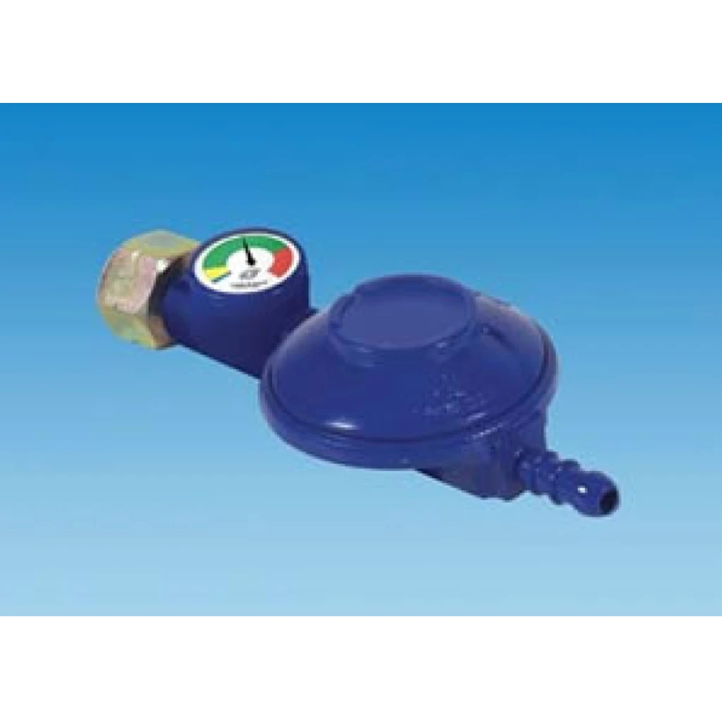 IGT Butane Screw On Regulator With Gauge 1 IGT Butane Screw On Regulator With Gauge