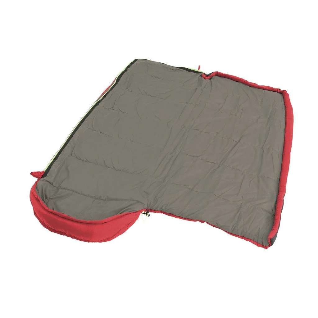 Outwell Campion Junior Sleeping Bag – Red 2 Outwell Campion Junior Sleeping Bag – Red - Image 2