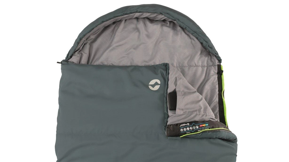 Outwell Campion Lux Single Sleeping Bag – Teal 2 Outwell Campion Lux Single Sleeping Bag – Teal - Image 2
