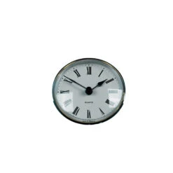 Caravan Clock 72mm Round – Brass