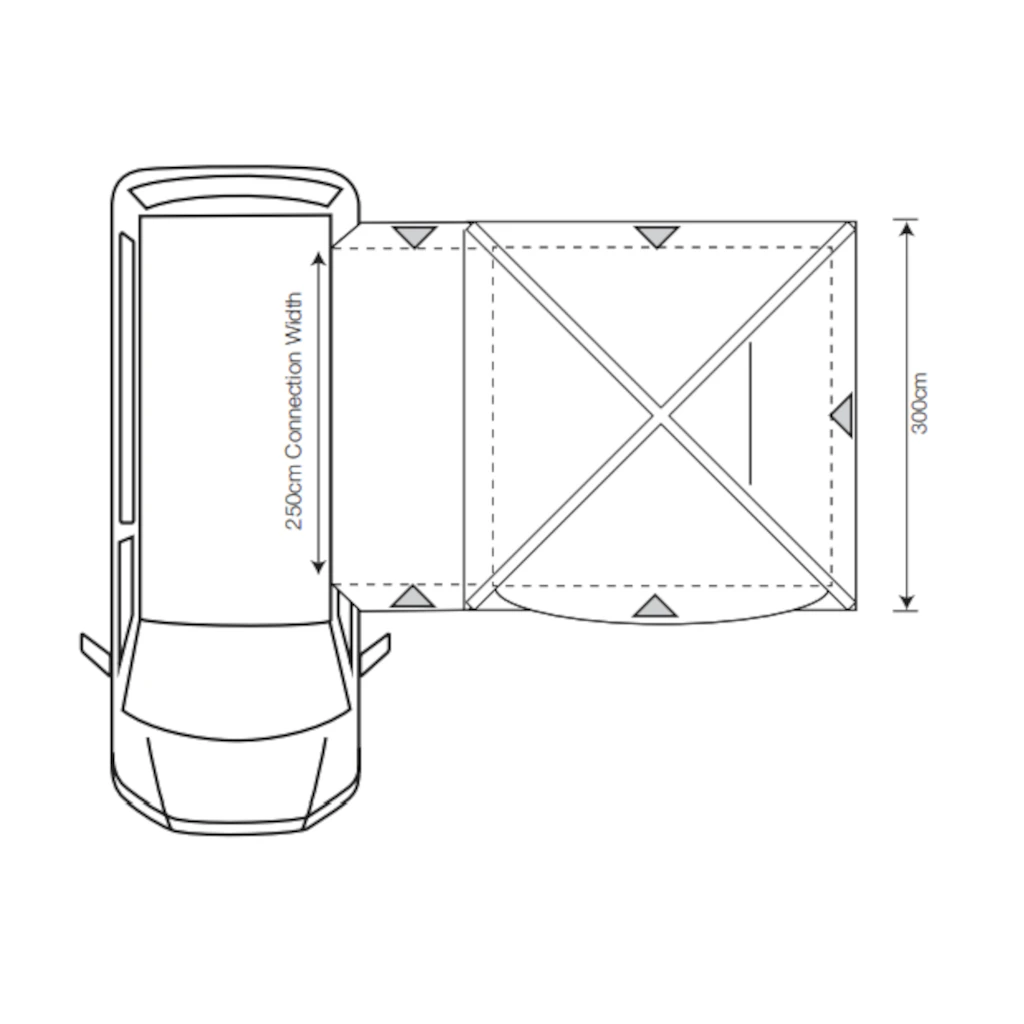 Outdoor Revolution Cayman High Driveaway Awning 5 Outdoor Revolution Cayman High Driveaway Awning - Image 5