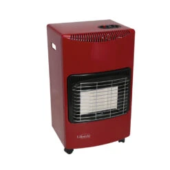Lifestyle Appliances Seasons Warmth Large Gas Cabinet Heater – Red