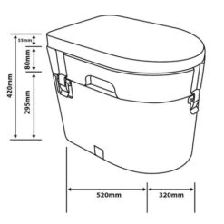 Blue Diamond Eco Composting Toilet 15 Blue Diamond Eco Composting Toilet -Camping Equipment Store composting toilet product dimensions 1