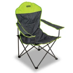 Quest Concert Pack Away Chair – Grey/Green
