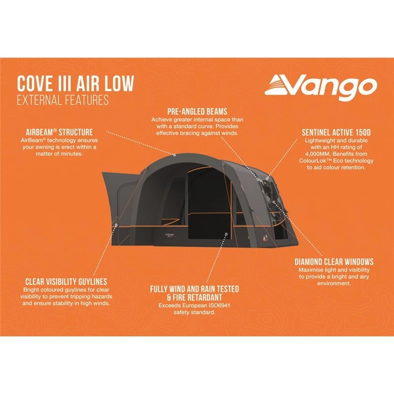 Vango Cove III Air Low Driveaway Awning 2024 7 Vango Cove III Air Low Driveaway Awning 2024 - Image 7