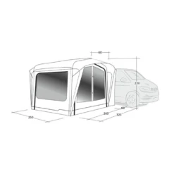Outwell Crossville 250SA Low Driveaway Awning 2025 15 Outwell Crossville 250SA Low Driveaway Awning 2025 -Camping Equipment Store crossville 4