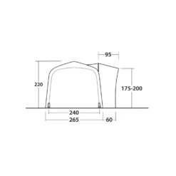 Outwell Crossville 250SA Low Driveaway Awning 2025 12 Outwell Crossville 250SA Low Driveaway Awning 2025 -Camping Equipment Store crossville 7