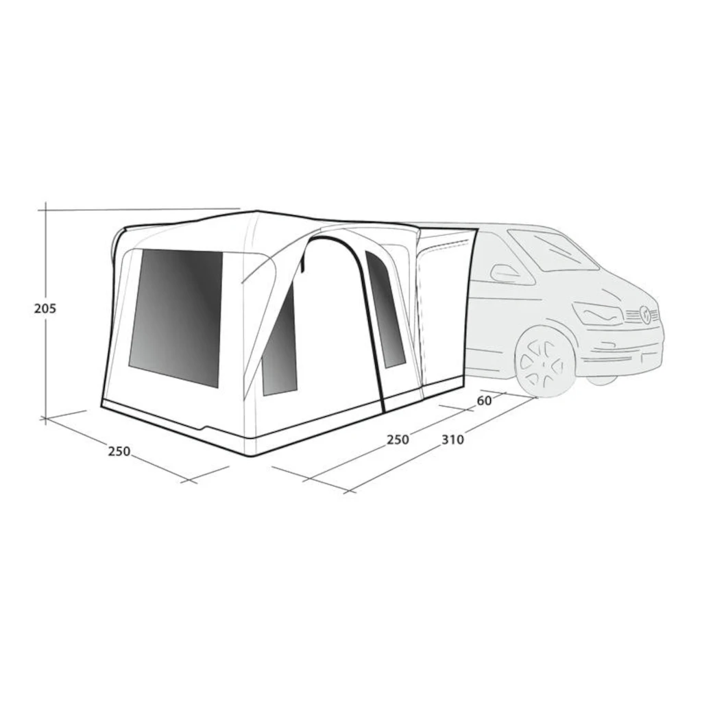 Outwell Daytona Air Driveaway Awning 2025 7 Outwell Daytona Air Driveaway Awning 2025 - Image 7
