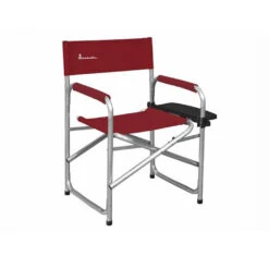 Isabella Directors Chair With Side Table – Red