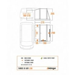 Vango Faros III Air Low Driveaway Awning 2025 5 Vango Faros III Air Low Driveaway Awning 2025 -Camping Equipment Store faros iii air low