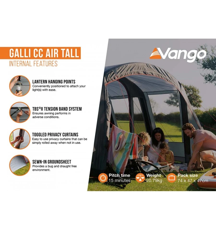 Vango Galli CC Air Tall Driveaway Awning 2023 4 Vango Galli CC Air Tall Driveaway Awning 2023 - Image 4