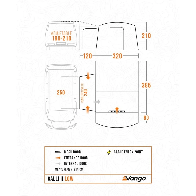 Vango Galli II Low Driveaway Awning 2025 5 Vango Galli II Low Driveaway Awning 2025 - Image 5