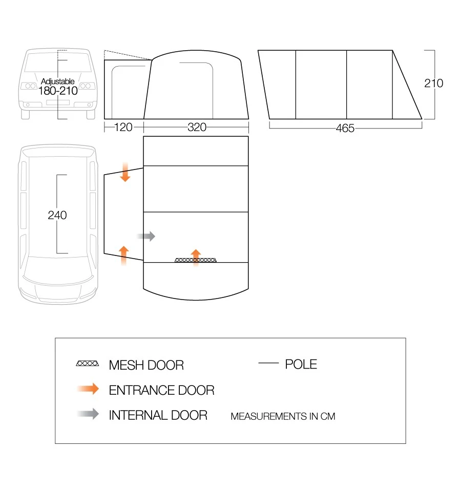 Vango Galli Low Poled Driveaway Awning 2024 7 Vango Galli Low Poled Driveaway Awning 2024 - Image 7