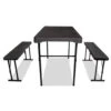 Quest Jet Stream Grassmoor Table And Bench Set