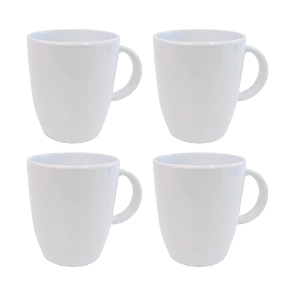 Non Slip Melamine Mugs – Pack Of 4 1 Non Slip Melamine Mugs – Pack Of 4