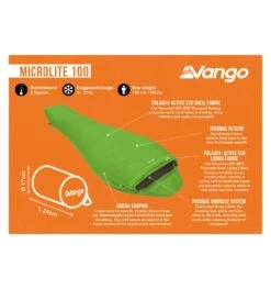 Vango Microlite 100 Sleeping Bag 7 Vango Microlite 100 Sleeping Bag -Camping Equipment Store microlite 100 1