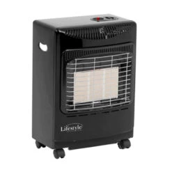 Lifestyle Appliances Mini Black Heatforce Cabinet Heater