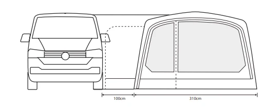 Outdoor Revolution Movelite T4E Low Driveaway Awning 2024 8 Outdoor Revolution Movelite T4E Low Driveaway Awning 2024 - Image 8