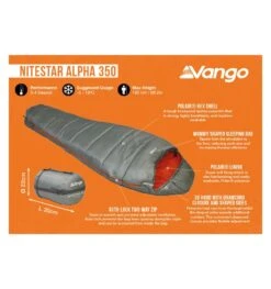 Vango Nitestar Alpha 350 Sleeping Bag 9 Vango Nitestar Alpha 350 Sleeping Bag -Camping Equipment Store nitestar alpha 350 1