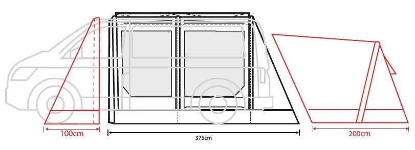 Outdoor Revolution Movelite T3E PC Low Driveaway Awning 2024 7 Outdoor Revolution Movelite T3E PC Low Driveaway Awning 2024 - Image 7