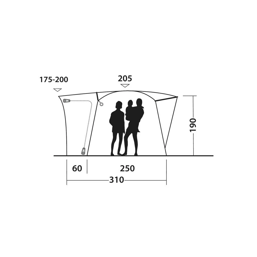 Outwell Pine Hills Driveaway Awning 2025 6 Outwell Pine Hills Driveaway Awning 2025 - Image 6
