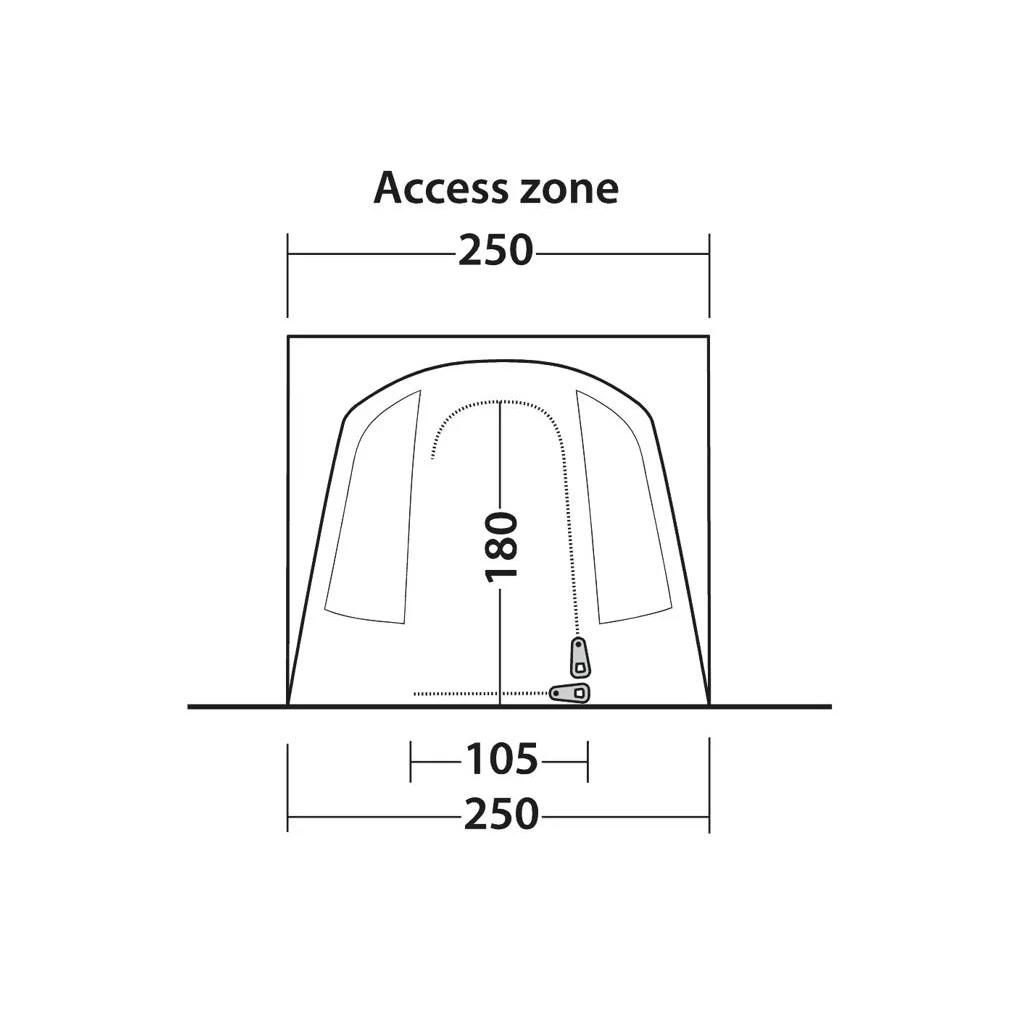 Outwell Pine Hills Driveaway Awning 2025 5 Outwell Pine Hills Driveaway Awning 2025 - Image 5