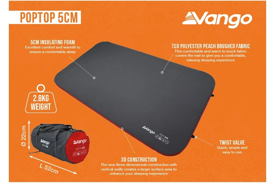 Vango PopTop 5cm SIM 2 Vango PopTop 5cm SIM - Image 2