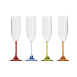 Break Resistant Acrylic Prosecco Flute – Pack Of 4
