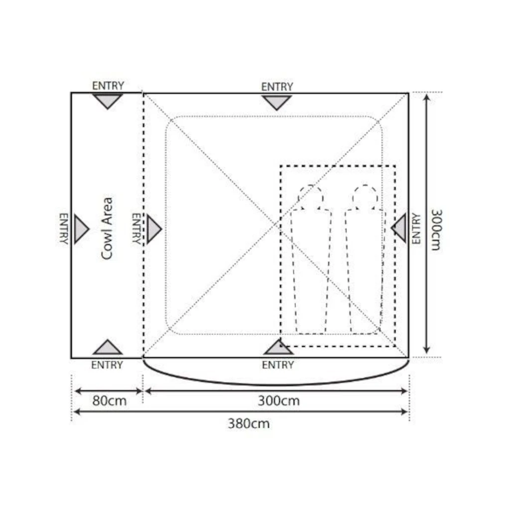 Outdoor Revolution Q Cayman T1 Driveaway Awning 2025 5 Outdoor Revolution Q Cayman T1 Driveaway Awning 2025 - Image 5
