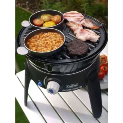 Cadac Safari Chef 30 LP QR 7 Cadac Safari Chef 30 LP QR -Camping Equipment Store safari chef grilling2