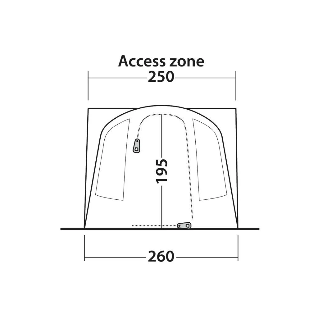 Outwell Santa Monica Air Driveaway Awning 2025 4 Outwell Santa Monica Air Driveaway Awning 2025 - Image 4