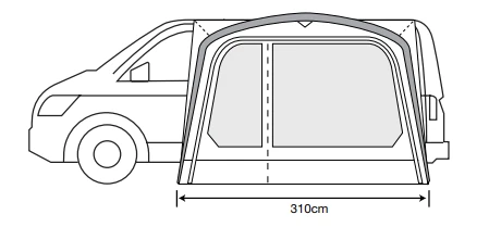 Outdoor Revolution Movelite T2R Lowline Driveaway Awning 2024 6 Outdoor Revolution Movelite T2R Lowline Driveaway Awning 2024 - Image 6