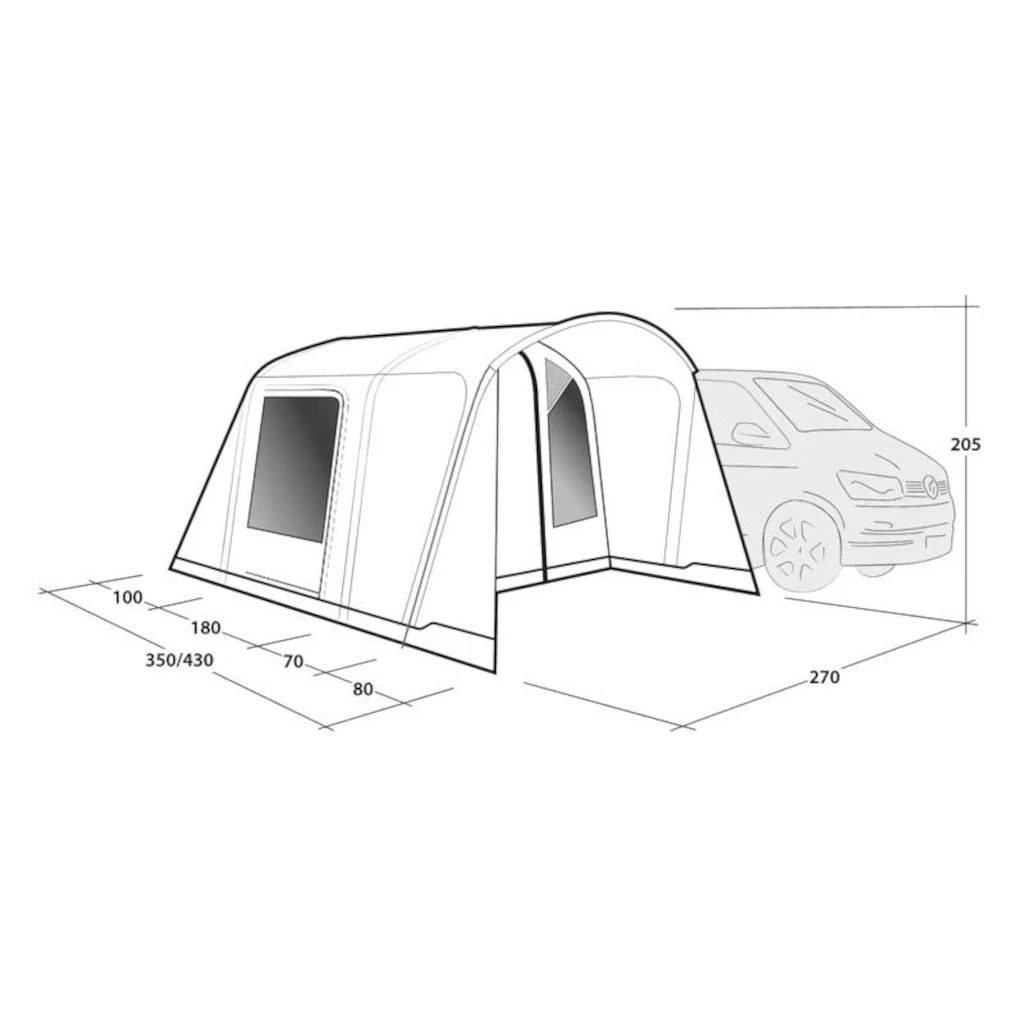 Outwell Talladega Air Driveaway Awning 2025 4 Outwell Talladega Air Driveaway Awning 2025 - Image 4