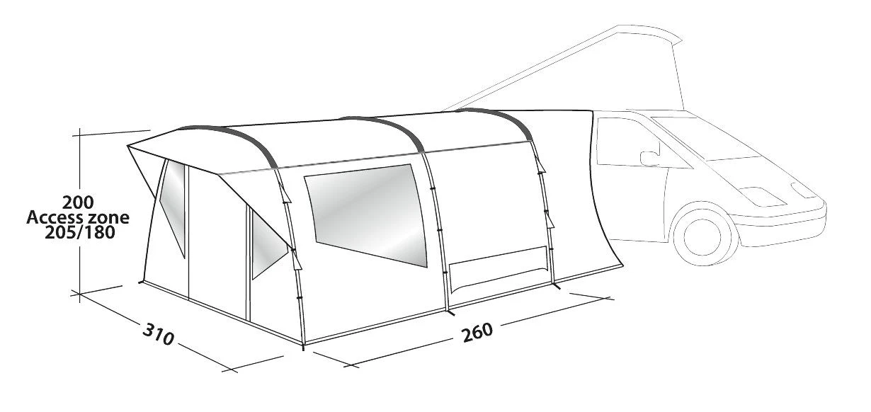 Easy Camp Wimberly Driveaway Awning 2023 5 Easy Camp Wimberly Driveaway Awning 2023 - Image 5