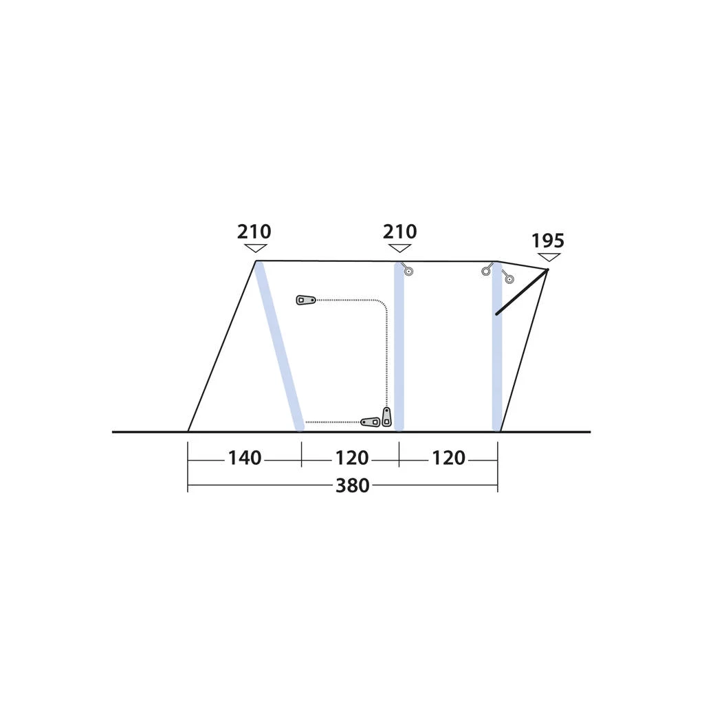 Outwell Wolfburg 380 Air Driveaway Awning 2025 5 Outwell Wolfburg 380 Air Driveaway Awning 2025 - Image 5