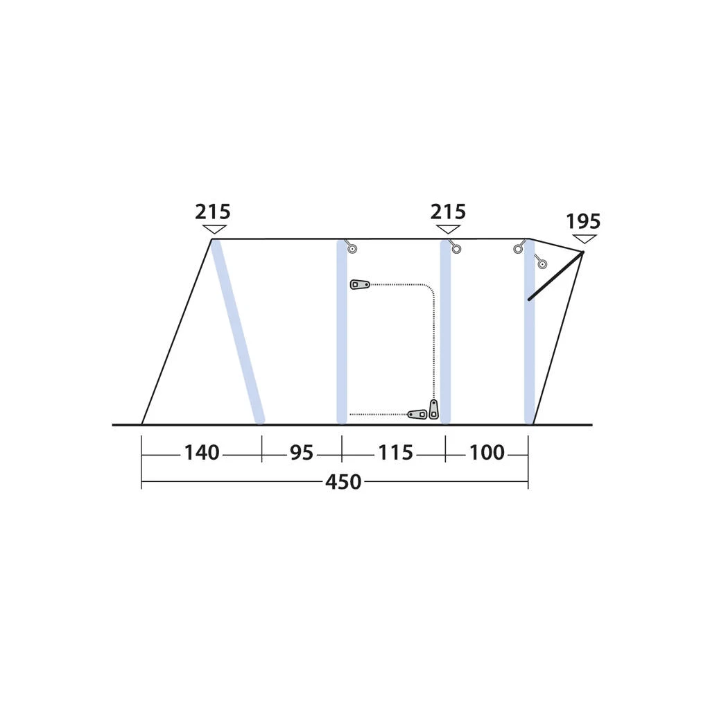 Outwell Wolfburg 450 Air Driveaway Awning 2025 6 Outwell Wolfburg 450 Air Driveaway Awning 2025 - Image 6